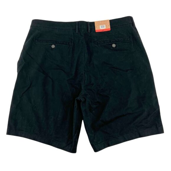 JACHS | Men's Flat Front Shorts | Black | Size 34 - Picture 2 of 2